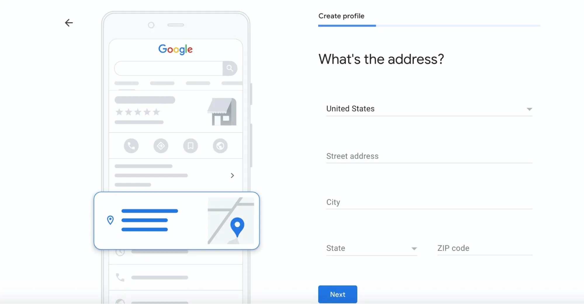 Screenshot Step 3 Add location