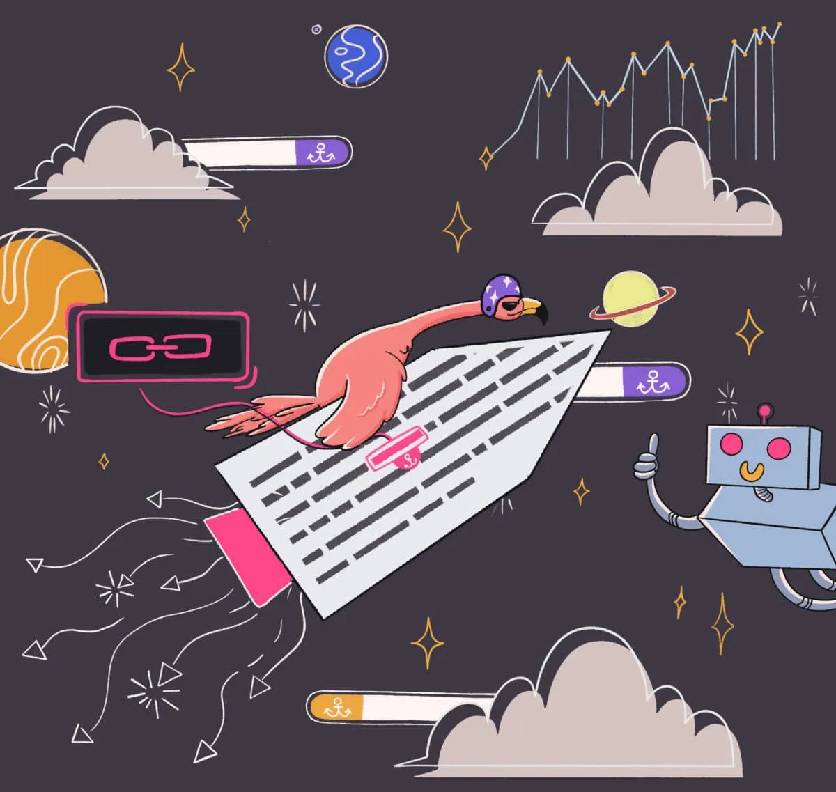 An SEO using annotation text to fly up to higher keyword rankings