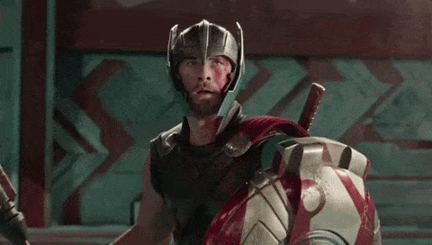 Thor and Hulk are featured in an action-packed scene from the Avengers movie.