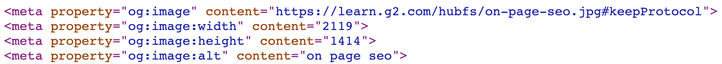 screenshot of og:image tags