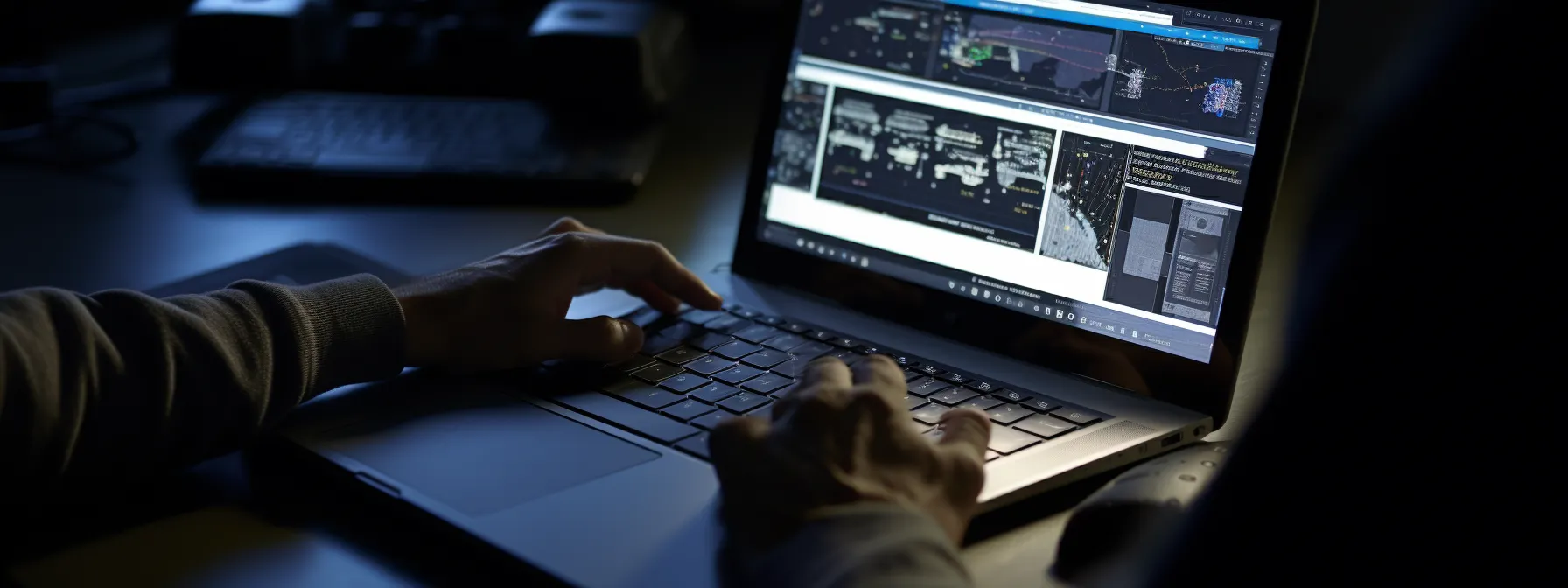 a person using a computer to browse and interact with various web 2.0 links.