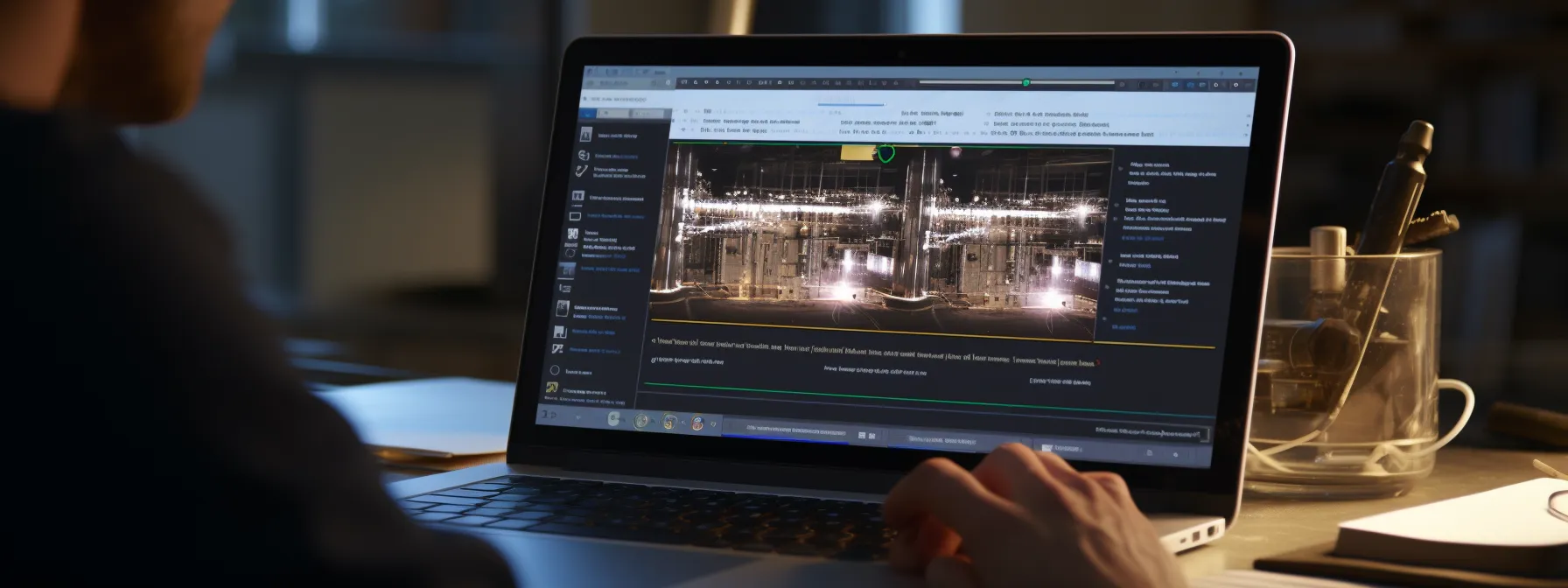 a person comparing different citation building providers on a laptop screen.