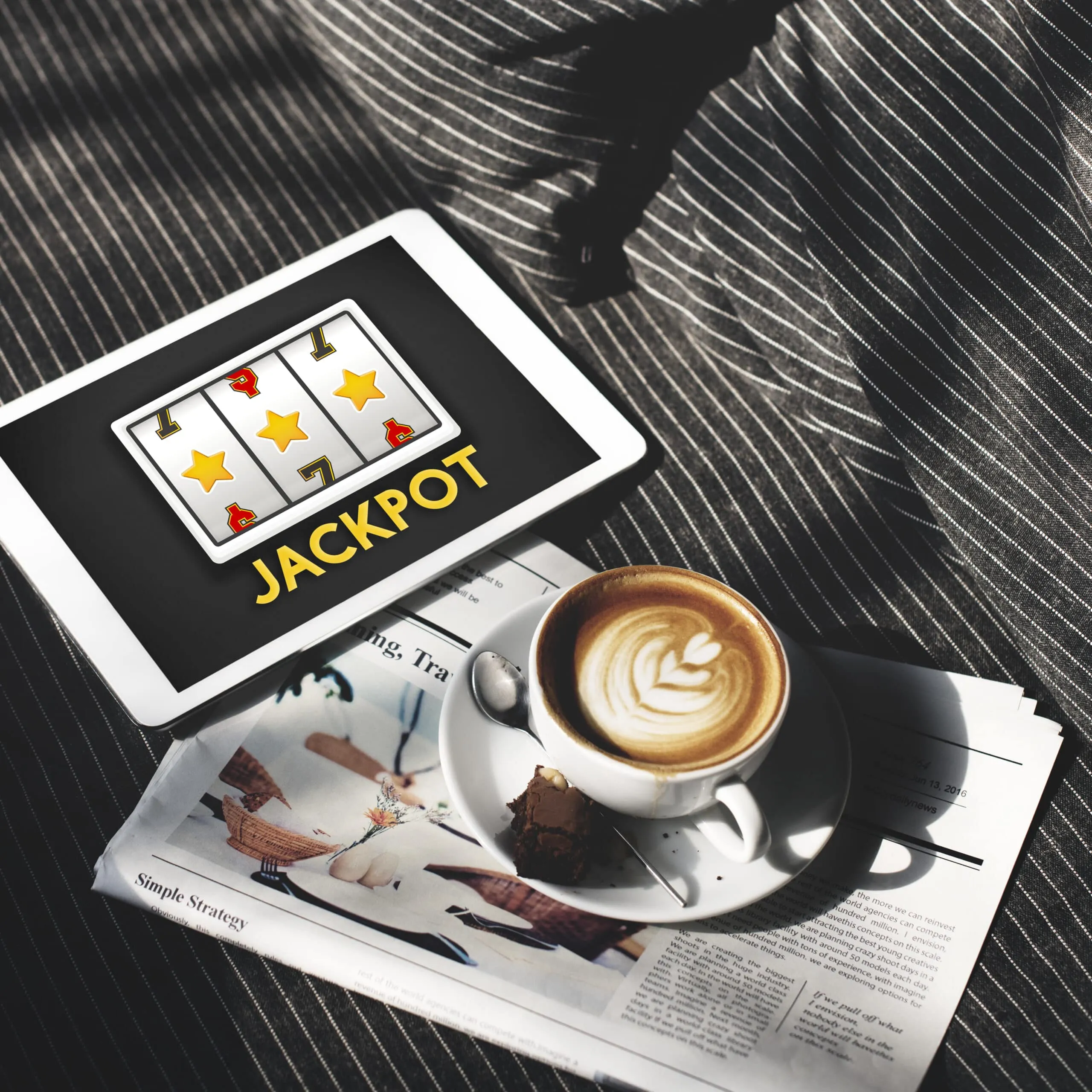 Online Casino Luck Concept
