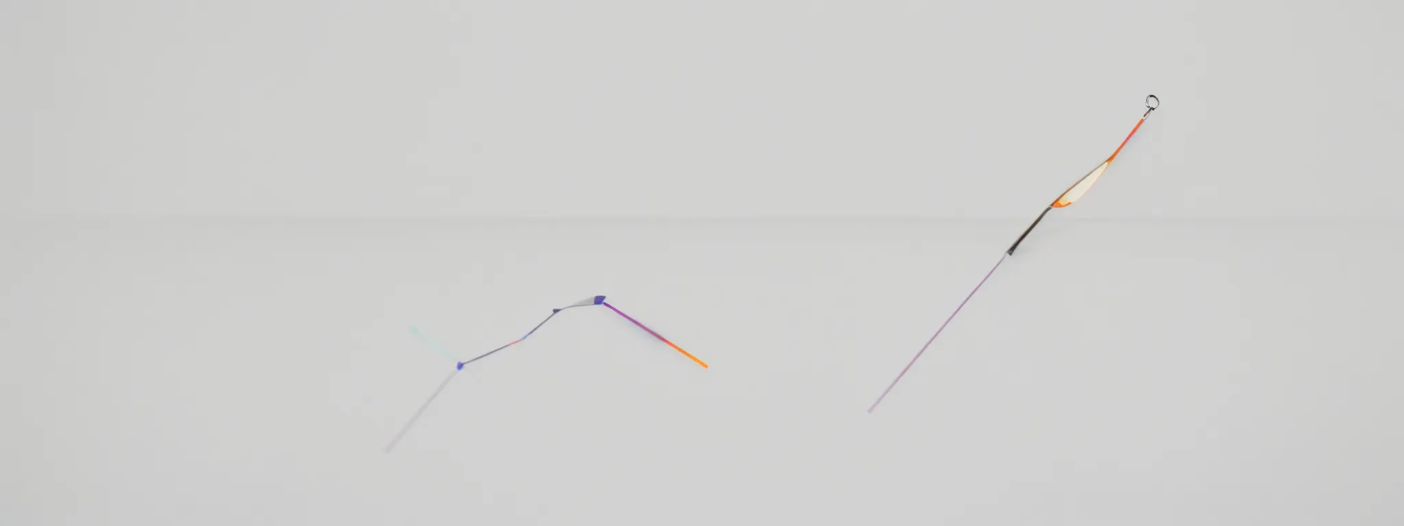 a magnifying glass hovering over a simple line graph illustrating growth.