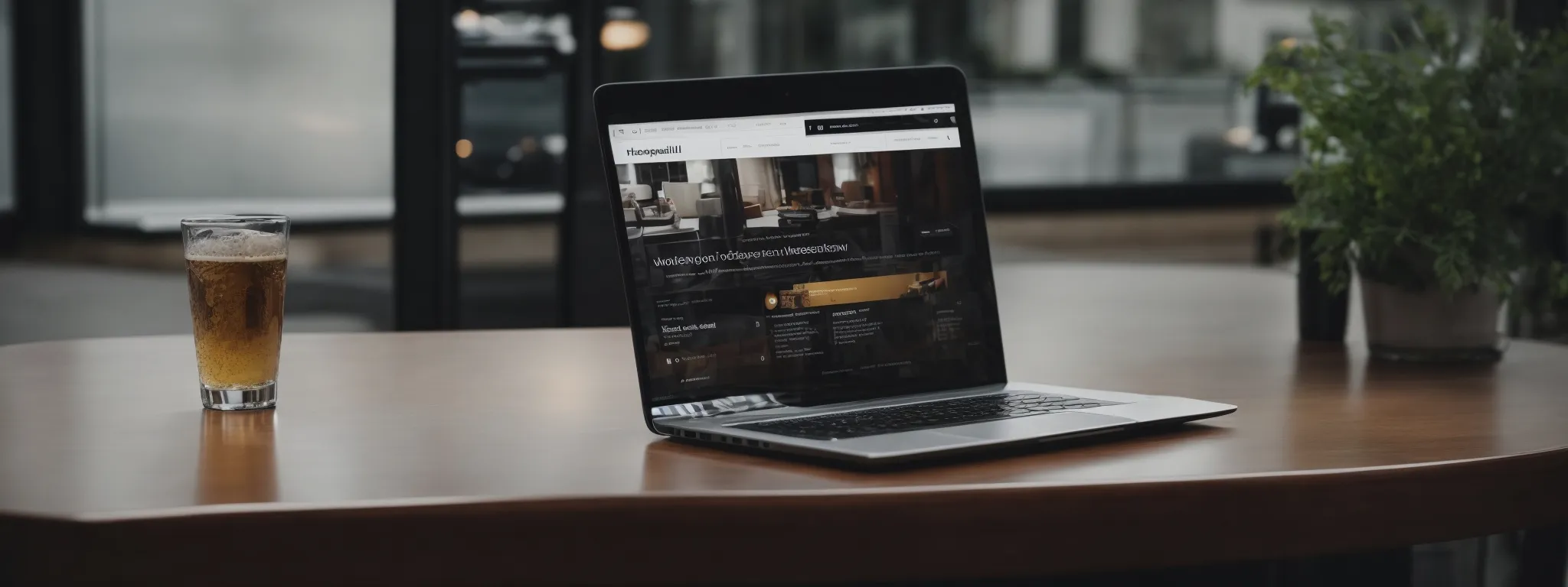 a computer screen displaying a sleek social media profile with a prominent, customized url at the top.