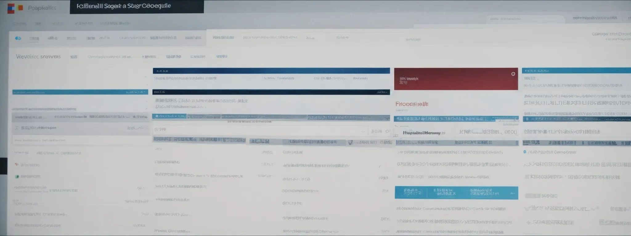 a computer screen displaying a search engine's results page with diverse website listings.