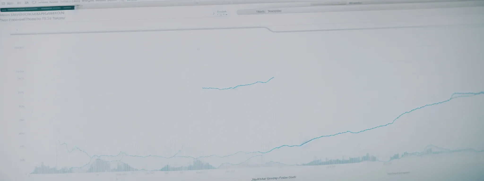 a computer screen displaying a graph of search trends for various plastic surgery procedures.