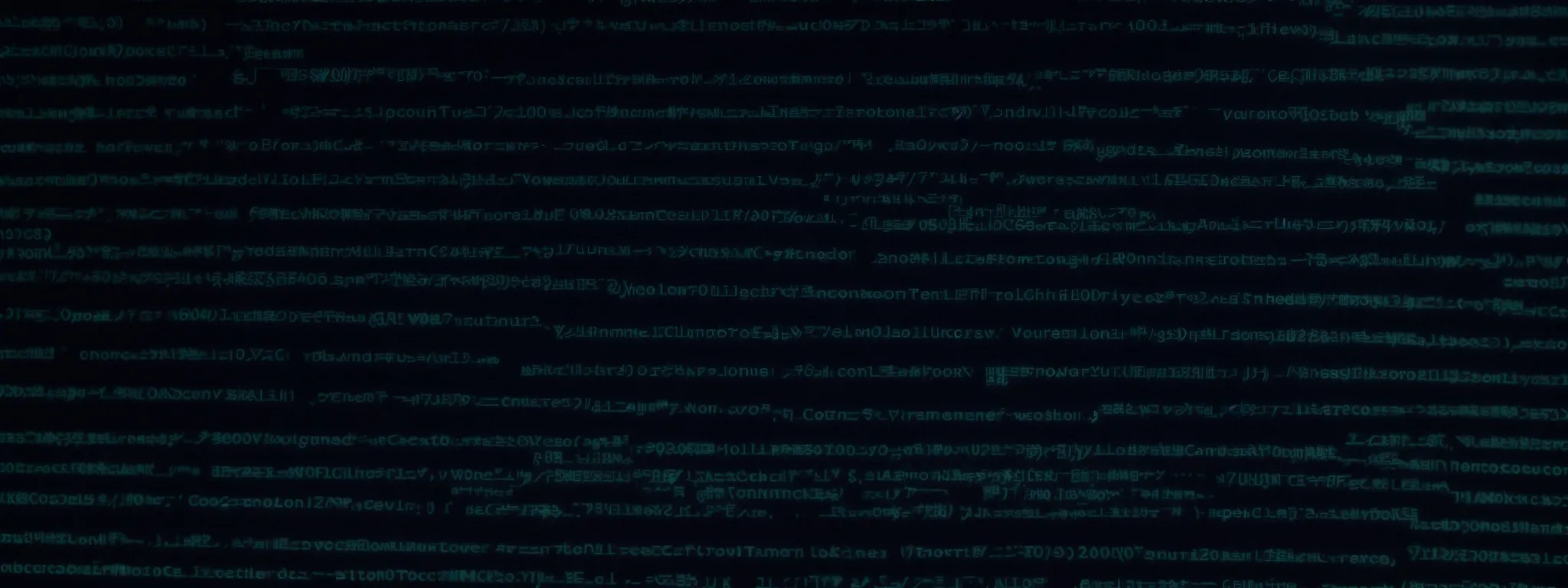 a computer screen displaying lines of text and code, with a command prompt active against a dark background.