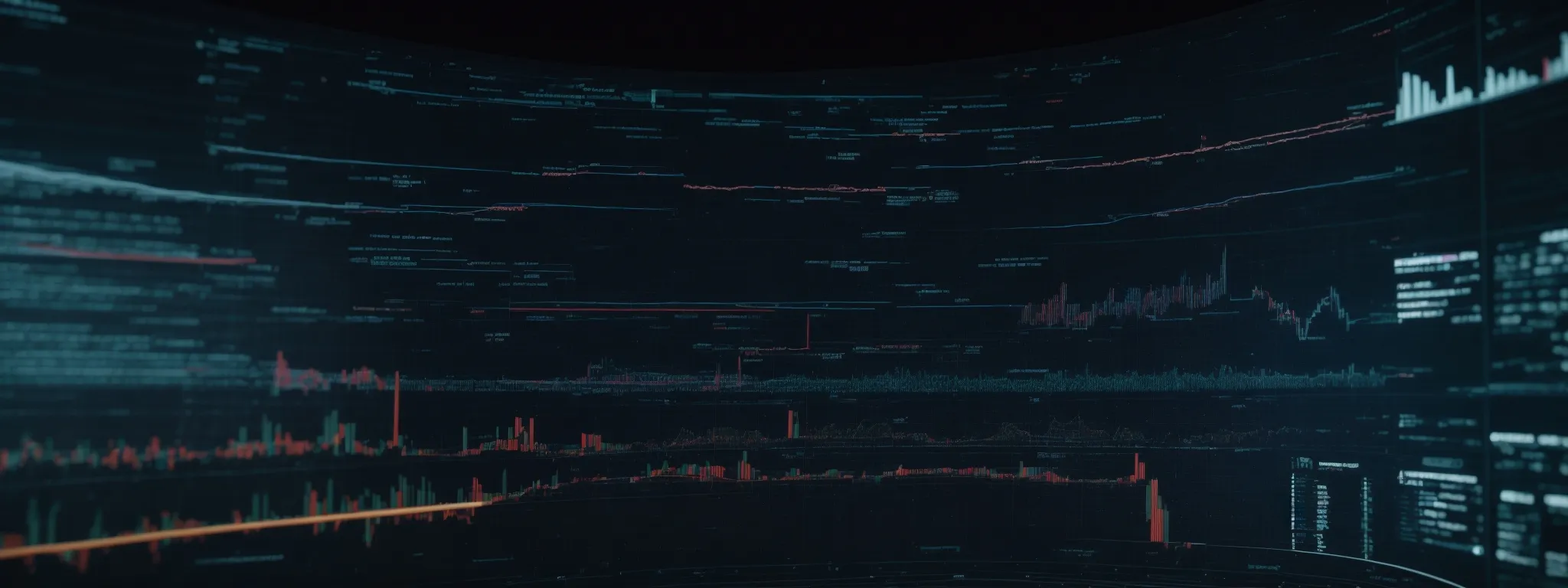 a computer screen displaying a complex ai interface with graphs and data analysis visualizations.
