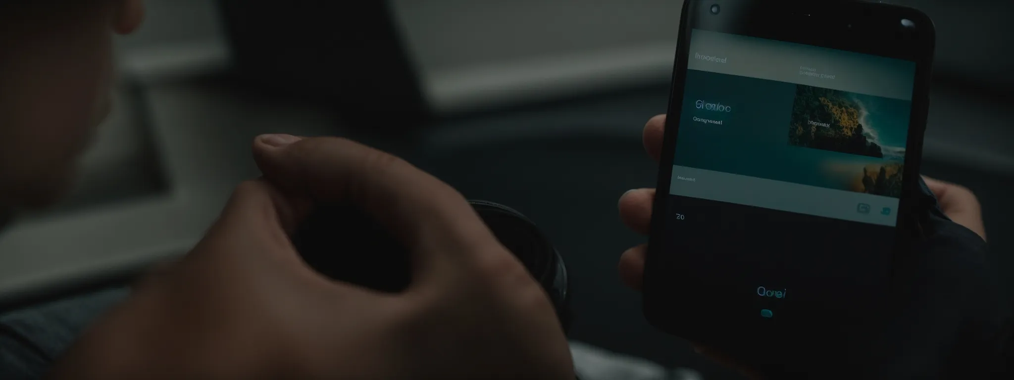 a person holding a smartphone with a clearly visible and user-friendly website on the screen.