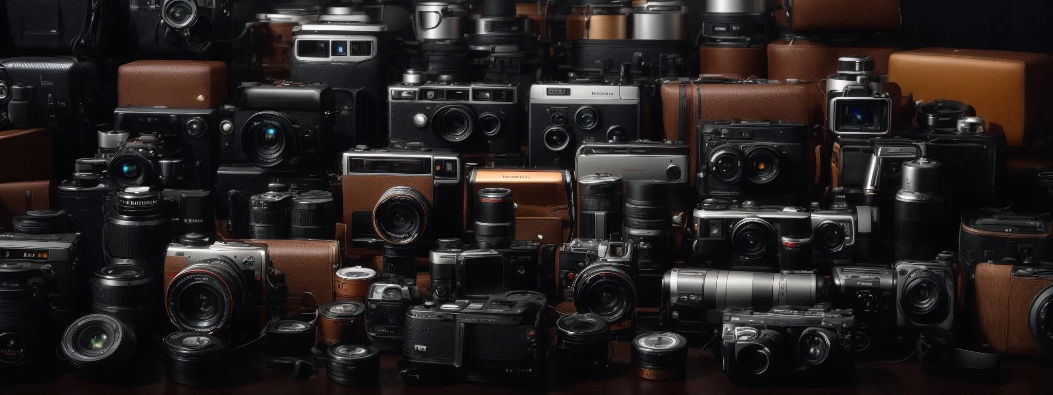 a panoramic view of interconnected devices displaying a variety of content formats seamlessly.