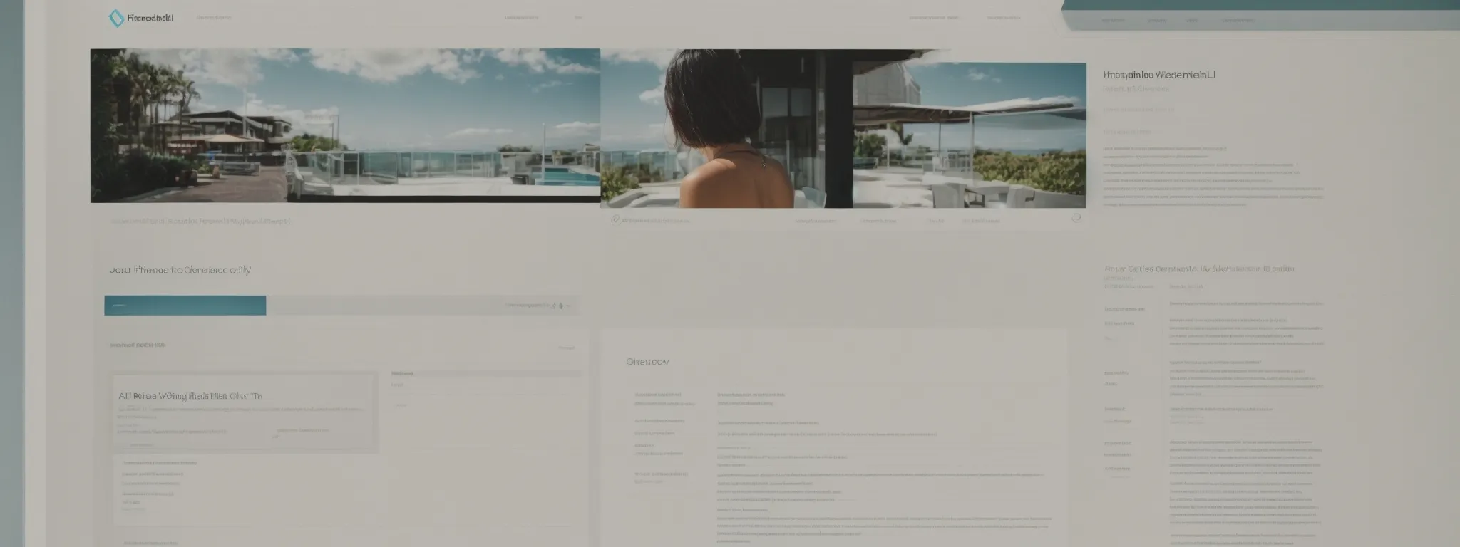 a computer screen displaying a website's clean and structured interface with clear headings and organized content.