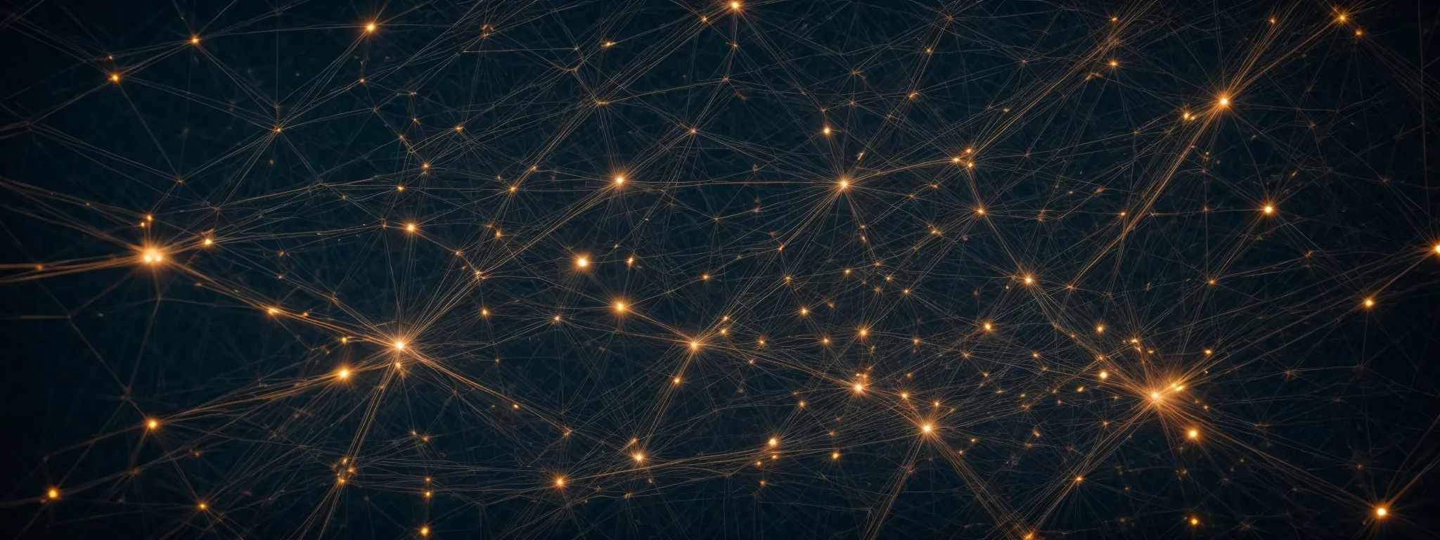 a complex network with interconnected nodes and pathways symbolizing the web of domain redirects enhancing seo.