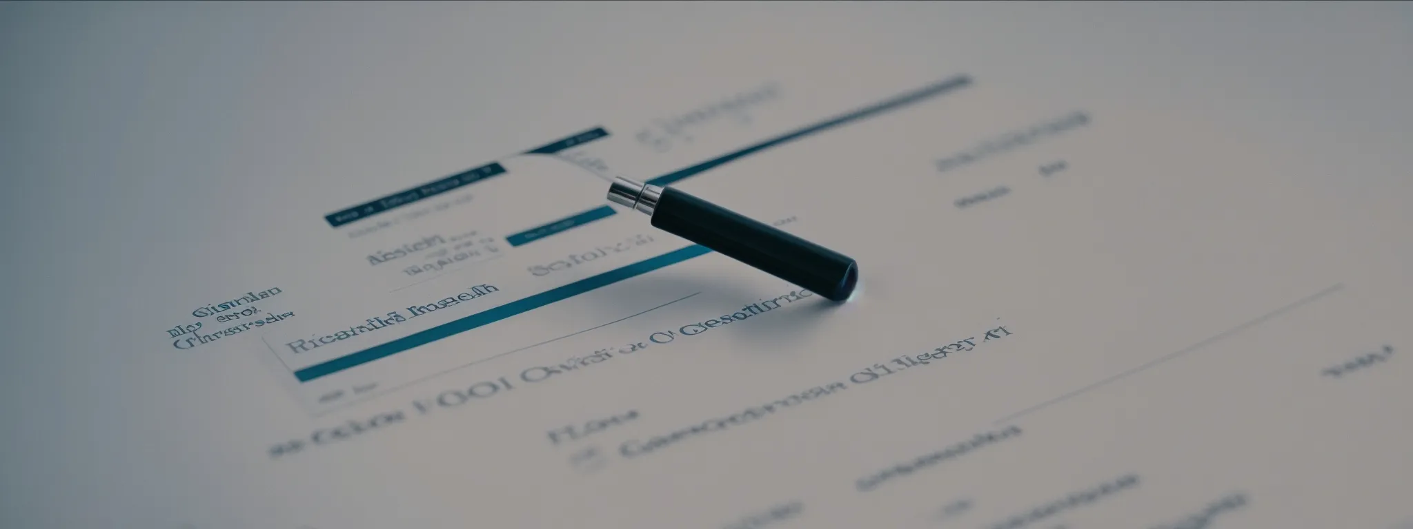 a keyboard and a magnifying glass resting on top of a search engine results page.