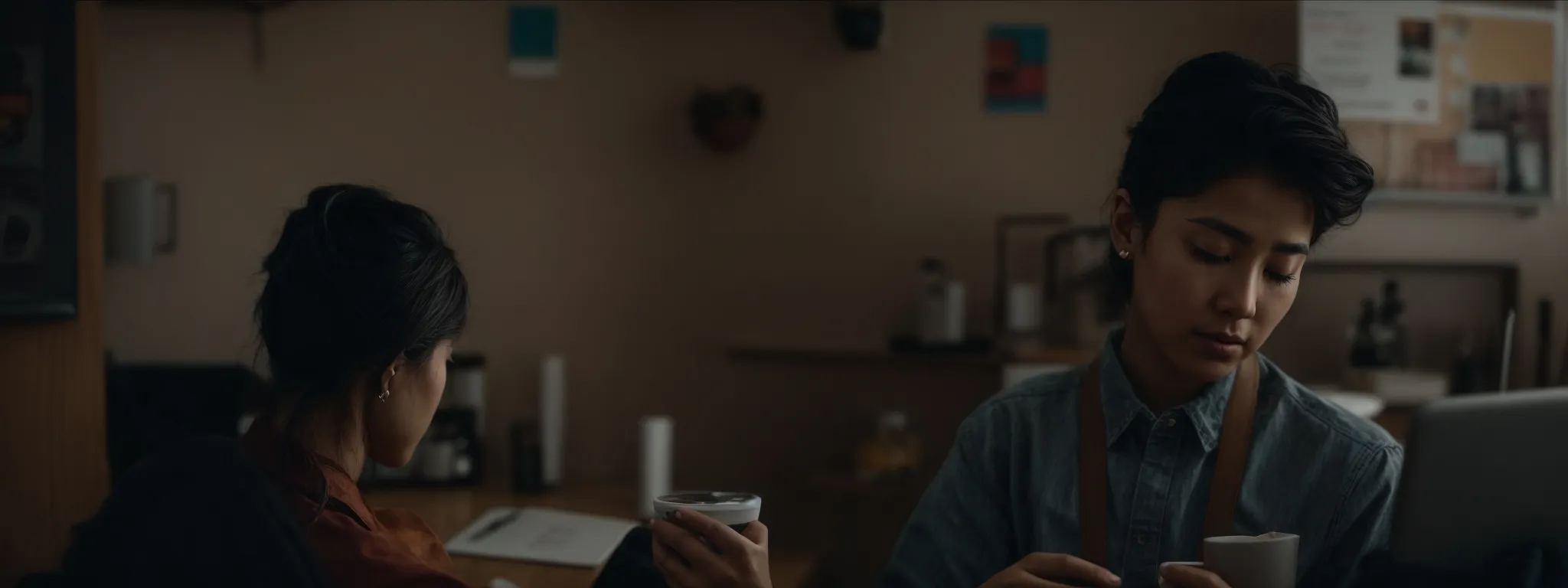 a person thoughtfully examines various content on a digital tablet, representing the evaluation of options during the consideration stage.