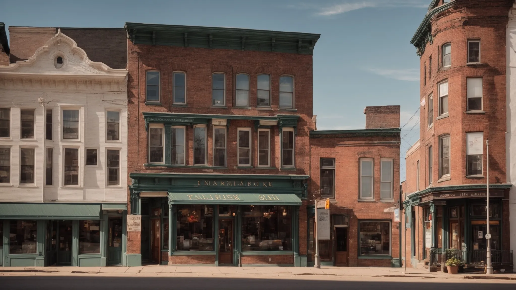 a scenic view of the historic buildings in downtown york, pa, highlighting the quaint charm of the city.