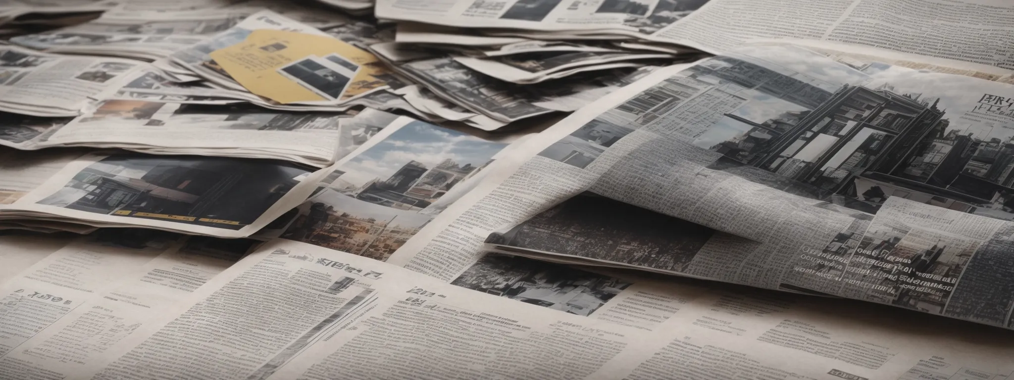 a close-up of a newspaper amidst digital devices highlighting the merger of traditional journalism with modern technology.