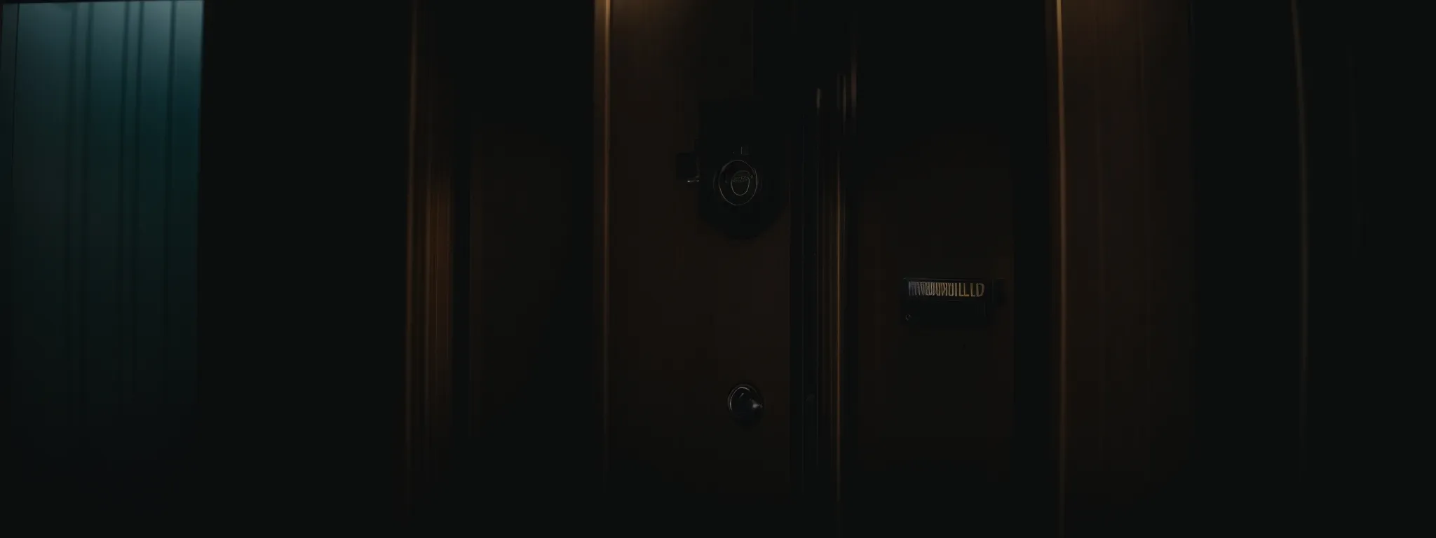 a secure vault door stands closed, symbolizing robust digital defense mechanisms in place.