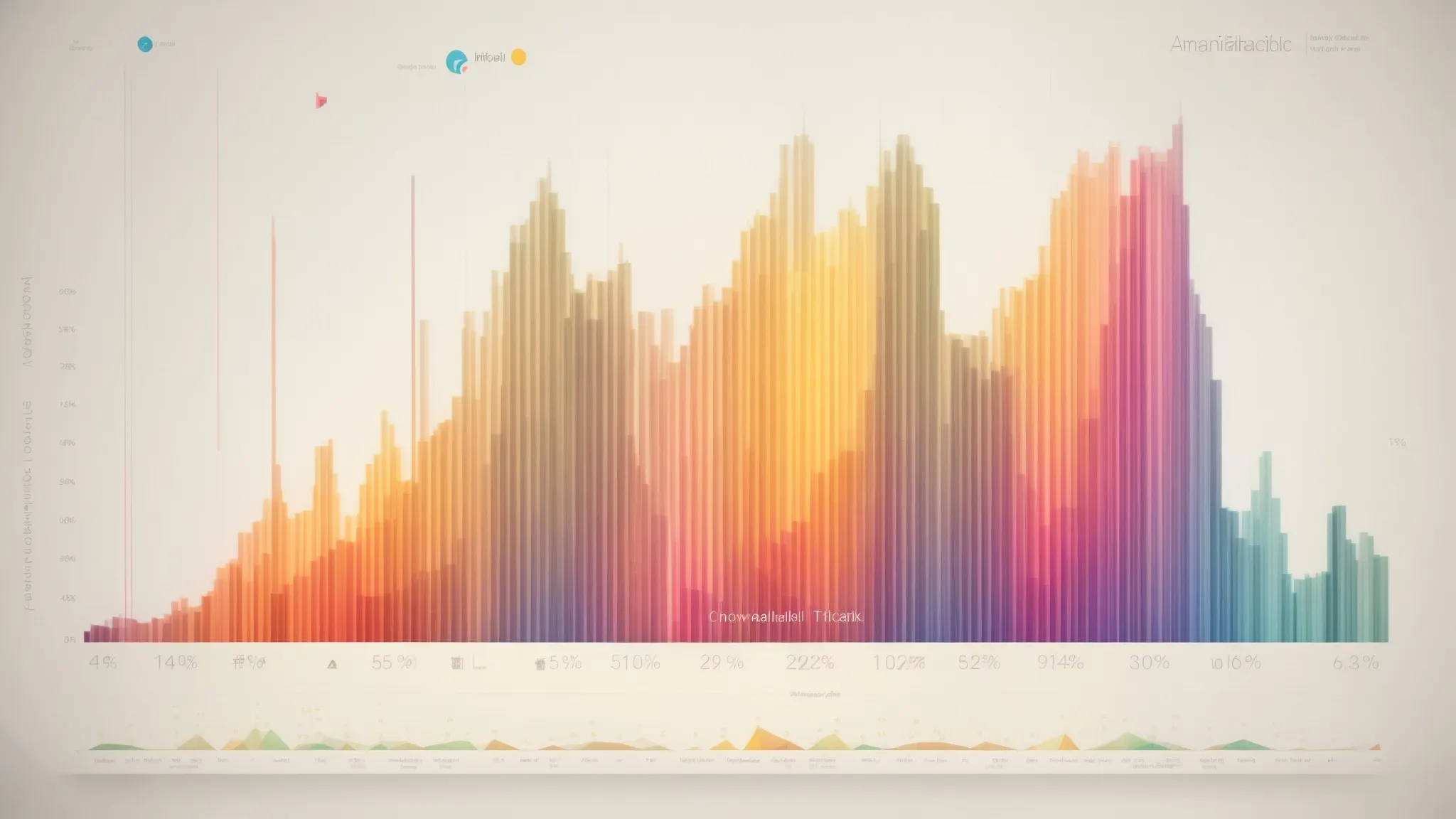 a colorful chart displays the upward trend of click-through rates achieved through organic search engine optimization tactics.