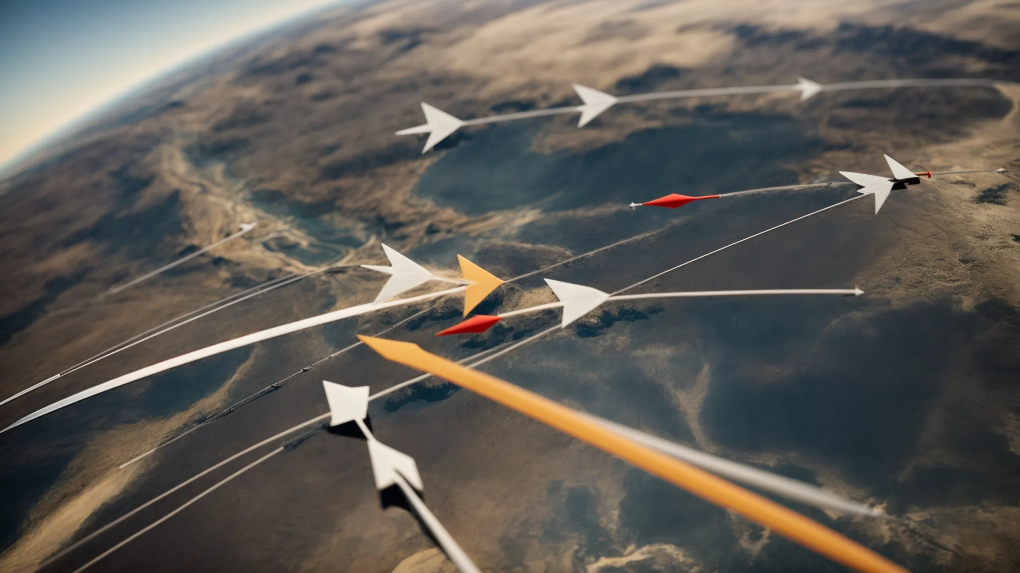 several arrows converging on a globe symbolizing websites being redirected to one central point.