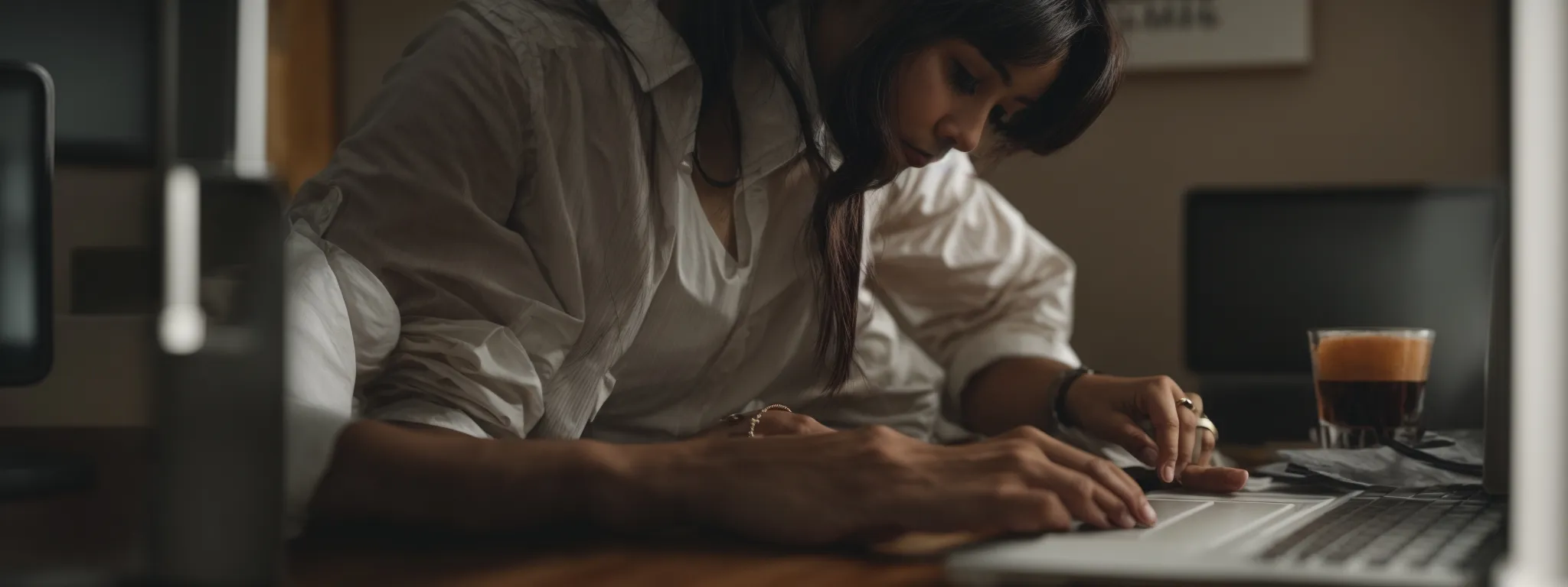 a user effortlessly clicking through an intuitive website interface, seamlessly navigating from the homepage to their desired content.