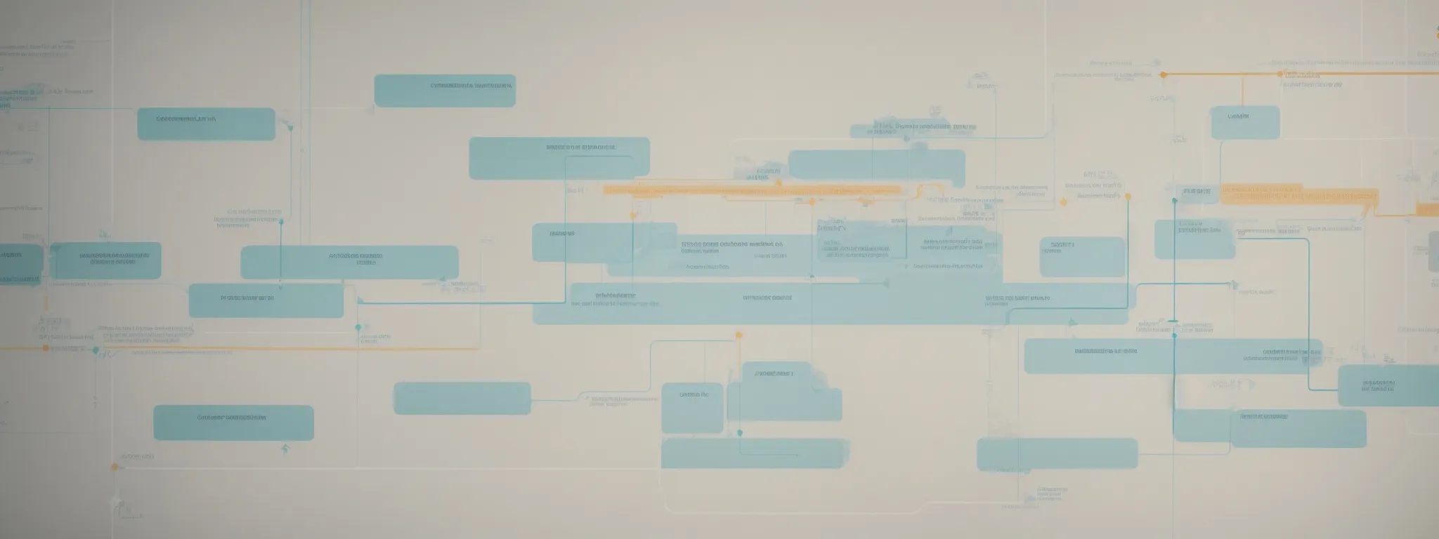 a computer screen displaying a simplified chart with connecting arrows representing strategic link-building and social media interactions.