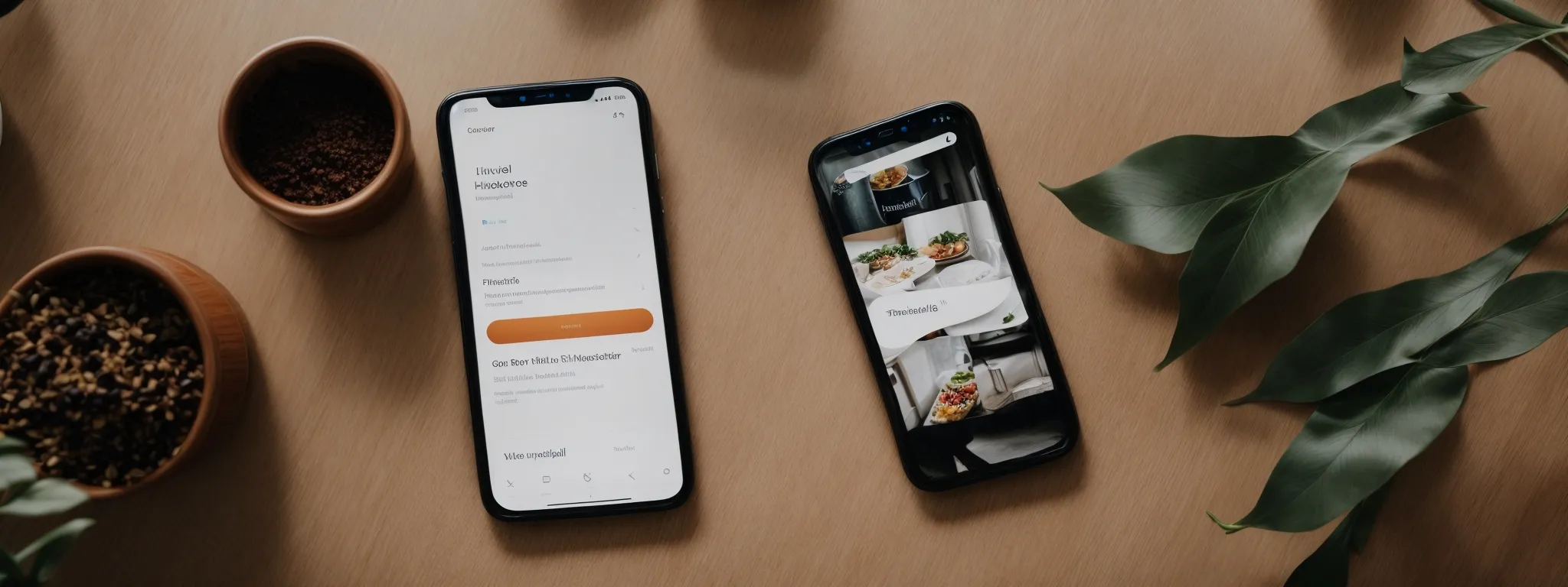 a smartphone displaying a crisp, easy-to-navigate website lies on a clean, uncluttered table.
