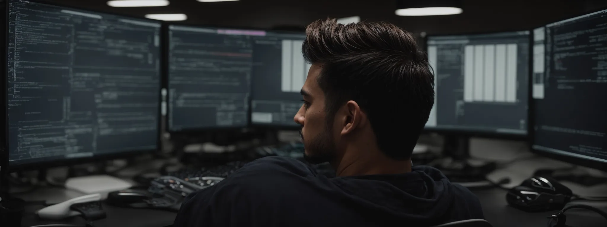 a web developer optimizing images on a computer for better website performance and search engine ranking.