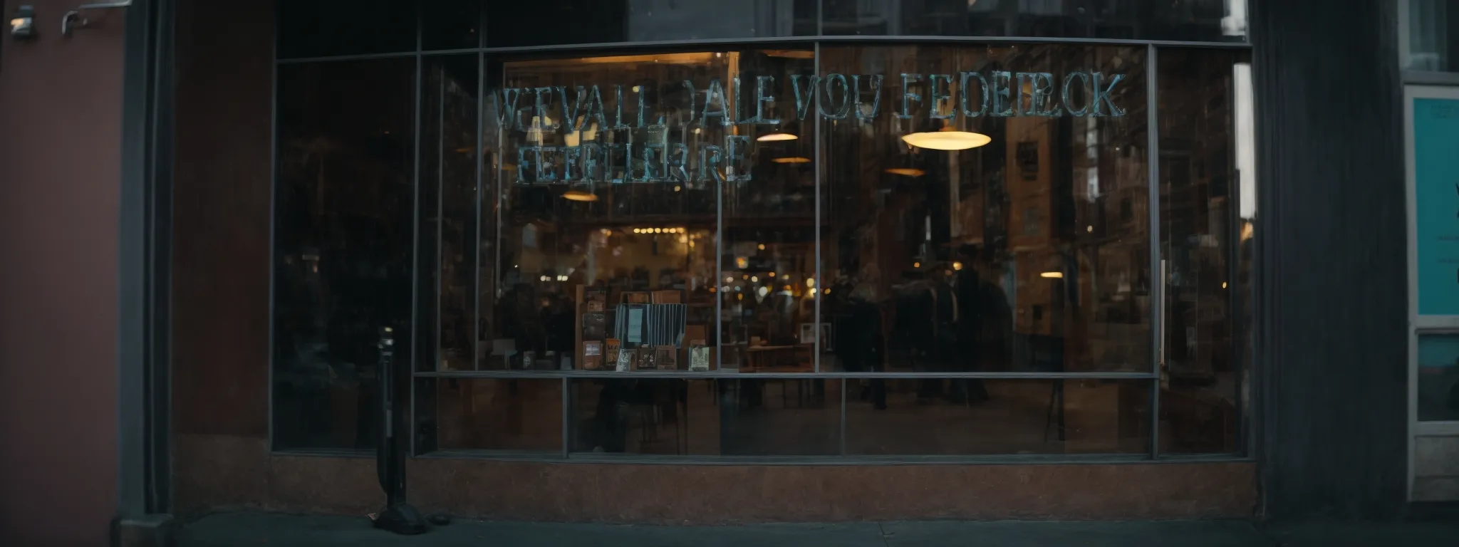 a storefront displaying a 