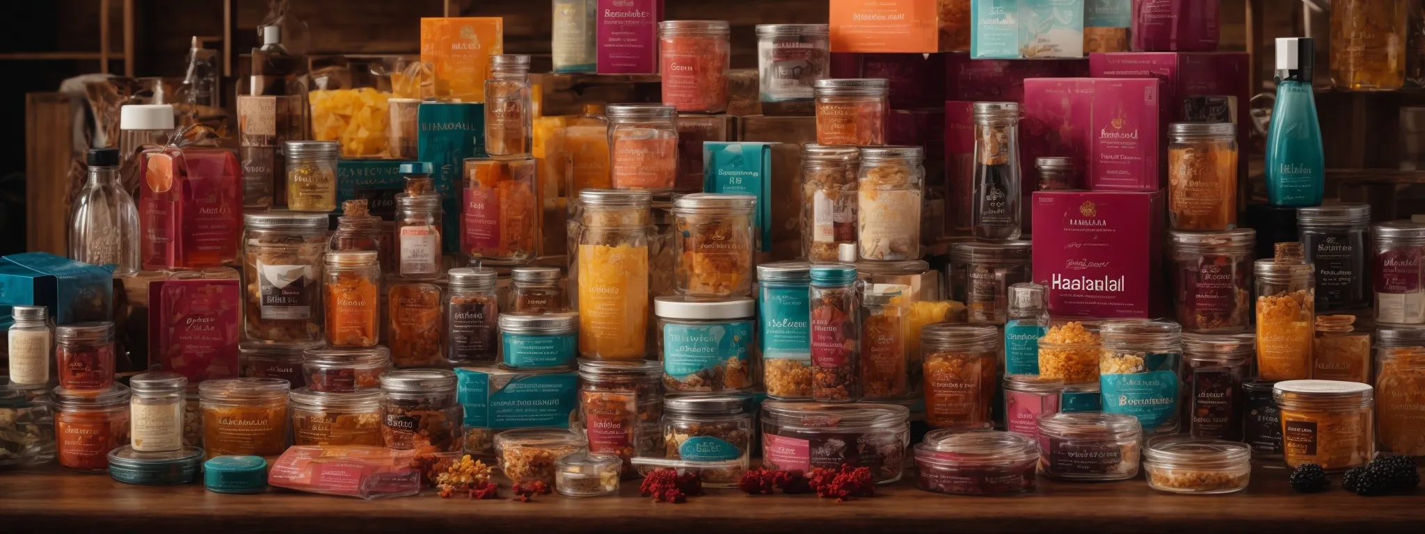 a vibrant e-commerce website displaying an array of products with clear, descriptive labels.