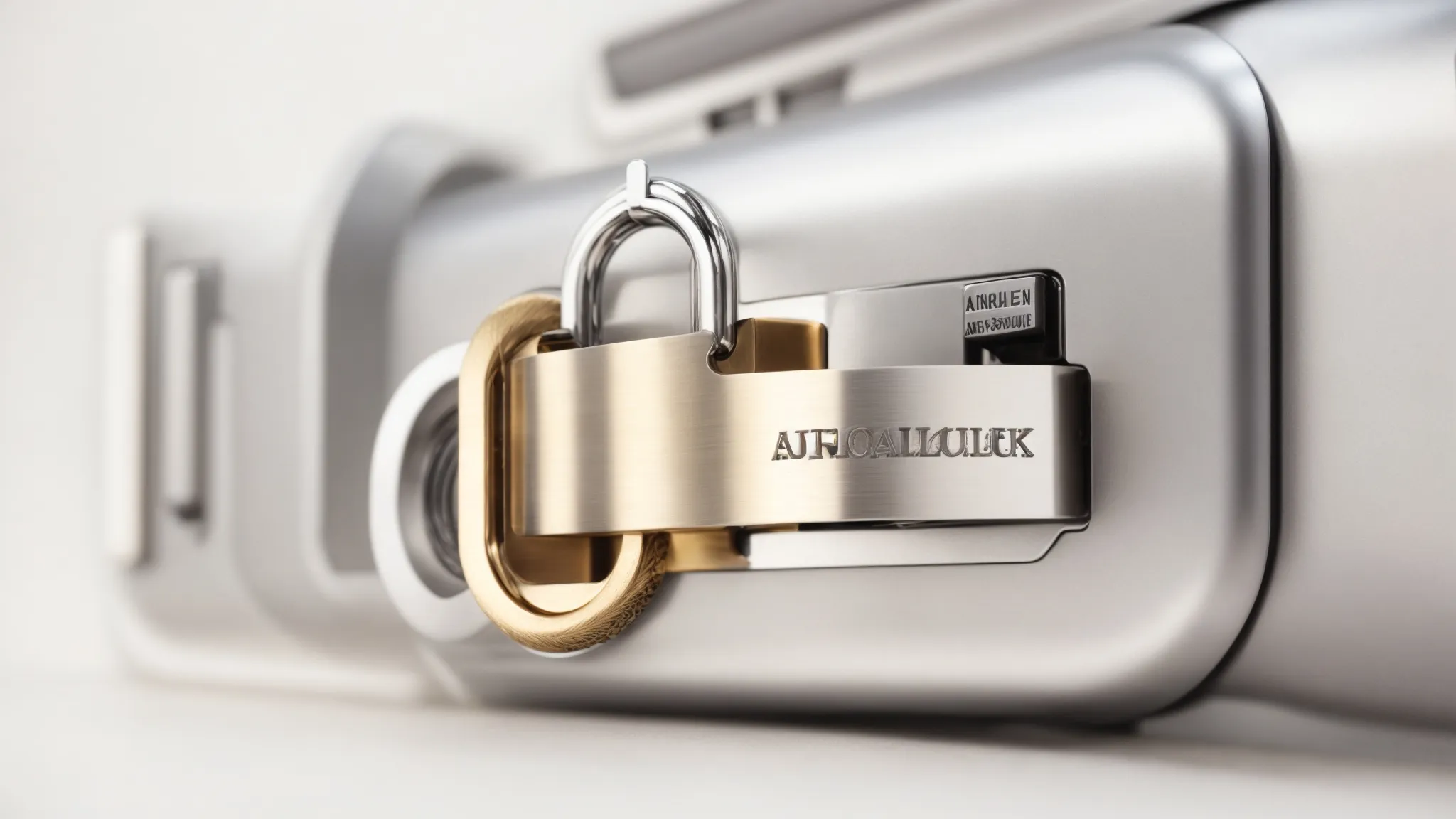 a lock icon displayed on a web browser address bar white affirming a secure and encrypted connection.