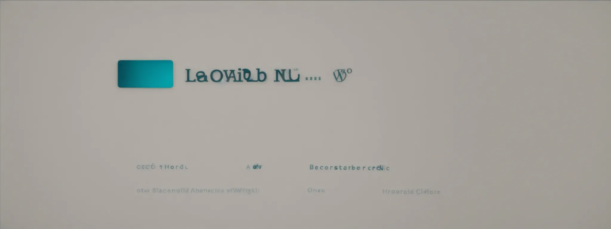 a laptop displaying a progress bar indicating website loading speed on its screen, with a visible wordpress logo in the corner.