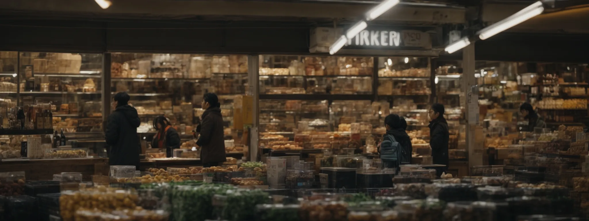 a bustling digital marketplace showcasing a diverse range of products.