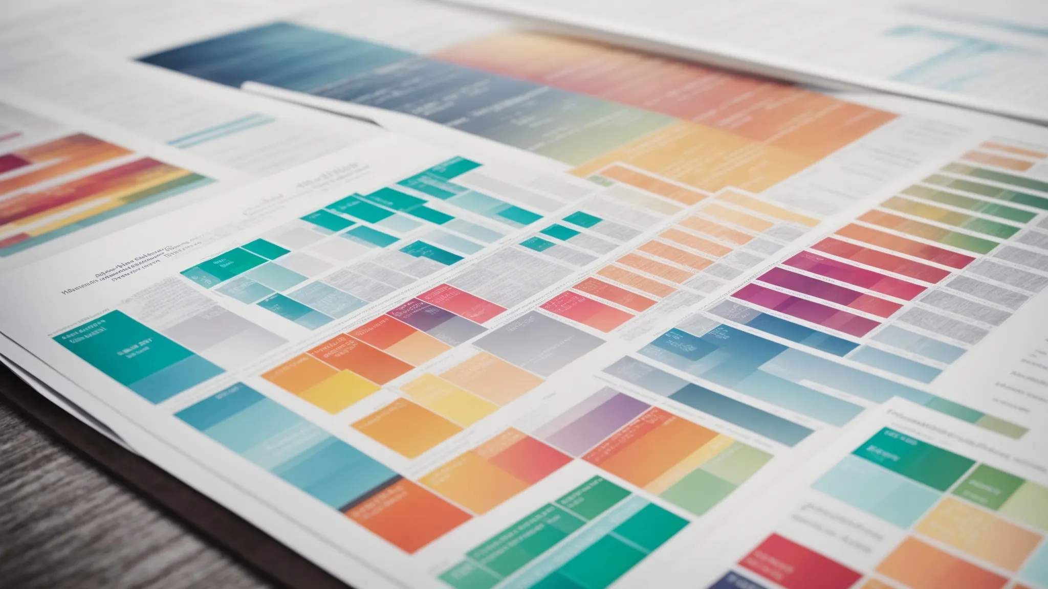 a colorful chart displays strategies for dominating search engine results in specific geographic areas.