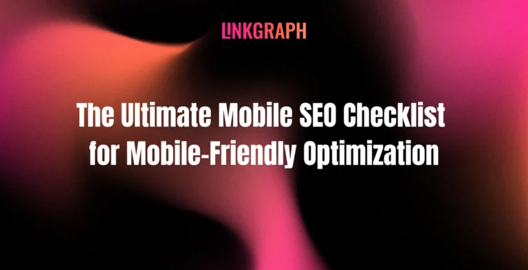 Mobile SEO Checklist