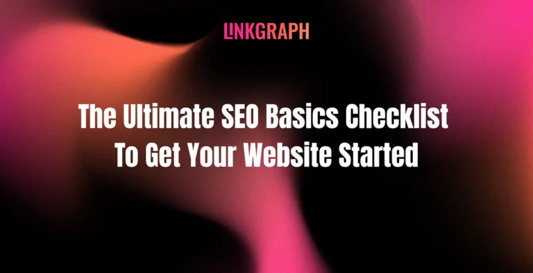 SEO Basics Checklist