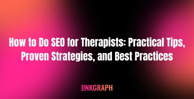 seo for therapist