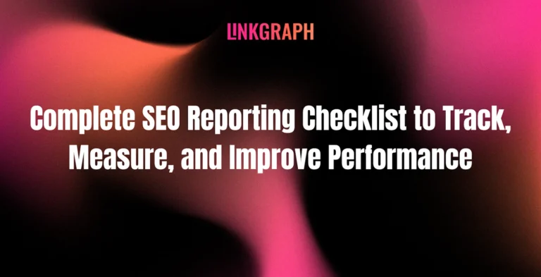 SEO Reporting Checklist