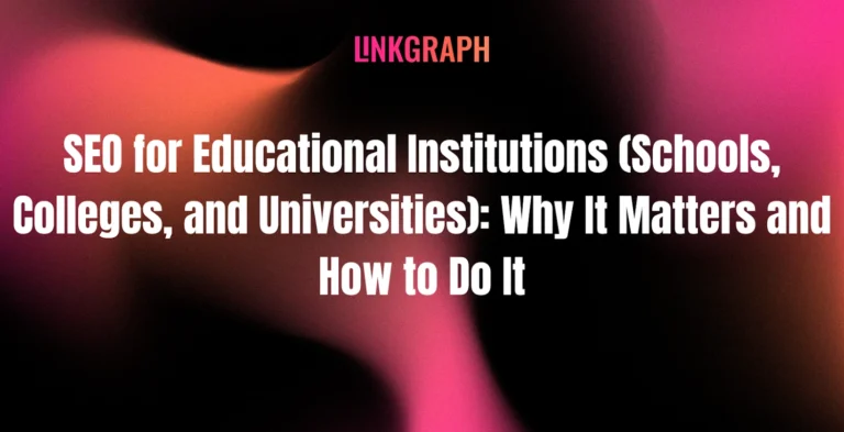 SEO for educational institutions