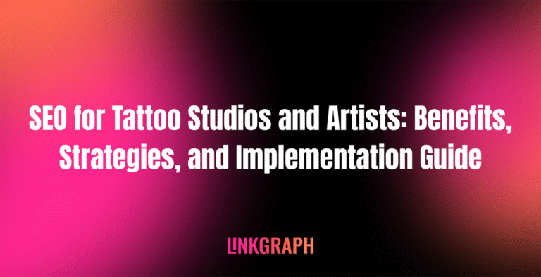 SEO for Tattoo Artists