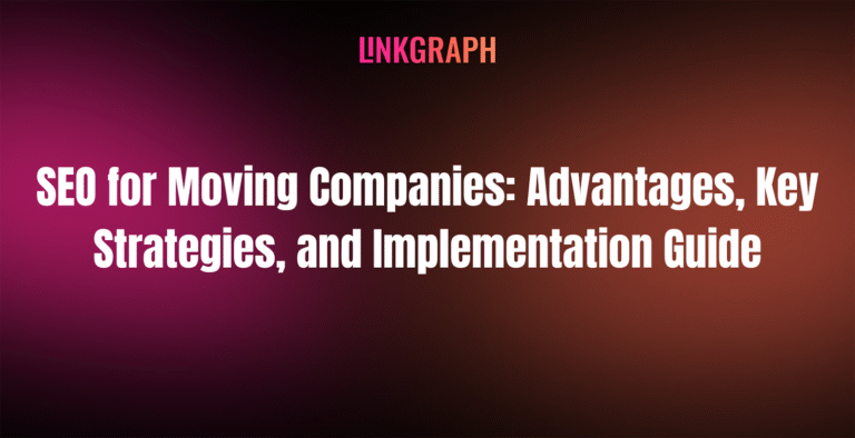 SEO for Moving Companies